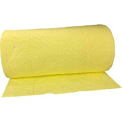 Fytertech H1Pm150 Essentials Hazmat Single-Ply Sorbent Rolls, Medium Weight, 30" X 150', Yellow, 1/Each