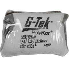 G-Tek 16-D622V/3Xl Seamless Knit Polykor® Blended Gloves, Vend-Ready, White, Size 3X-Large