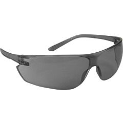 Bouton Optical 250-14-0521 Rimless Safety Glasses With Gray Temple, Gray Lens And Anti-Scratch / Fogless® 3Sixty™ Coating, Gray