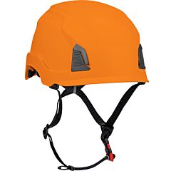 Traverse 280-Hp1491R-03 Type 2 Climbing Style Helmet, Non-Mips, Abs Shell, Eps Liner, Hdpe Suspension, Wheel Ratchet Adjustment, With 4-Point Chin Strap, Orange