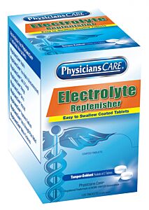 First Aid Only 90032 Physicianscare Electrolyte Tablets, 125X2/Box