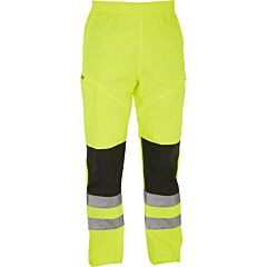 Bisley 318U6373T-Yl/4Xl Class E Hi Vis Waterproof Pants, Yellow, Size 4X-Large