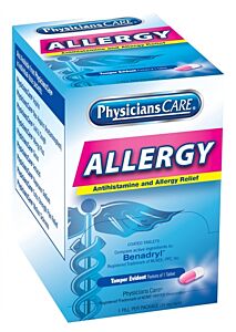 First Aid Only 90036 Physicianscare Allergy, 50X1/Box