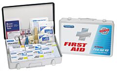 First Aid Only 90111 50 Person Gsa Compliant First Aid Kit, Metal Case