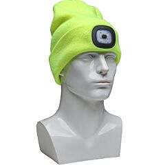 Pip 360-Led-Ly Winter Beanie Cap With Led Light, Yellow