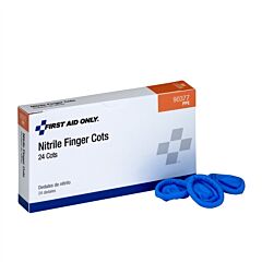First Aid Only 90377 Nitrile Finger Cots, 24/Box