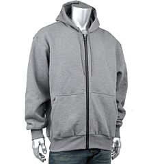 Pip 385-Frzh-Gr/M Ar/Fr Fleece Zip Hoodie, Gray, Size Medium