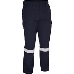 Bisley 385Mfrcs-Nv/4232 Men'S Ar/Fr Ripstop Industrial Taped Cargo Pant, Navy, Size 42W X 32L