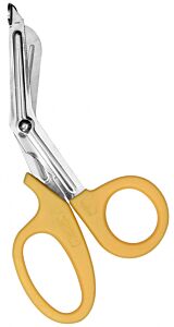 First Aid Only 90506 7" Stainless Steel Bandage Shears Yellow Handle