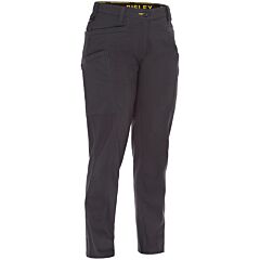 Bisley 411W6150-Gr-8S Women'S Stretch Ripstop Vented Work Pants With X-Airflow™ Ventilation, Gray, Size 8S