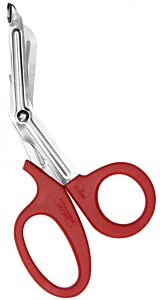First Aid Only 90510 7" Stainless Steel Bandage Shears Red Handle