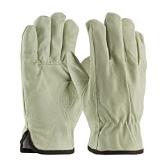 Pip 77-469/2Xl Premium Top Grain Pigskin Leather Drivers Gloves With 3M™ Thinsulate™ + Foam Lining - Keystone Thumb, Natural, Size 2X-Large
