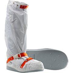 Uniform Technology Cbp93-88Wh-S Disctek 5.0 Iso 6 (Class 1000) Reusable Boot, White, Size Small