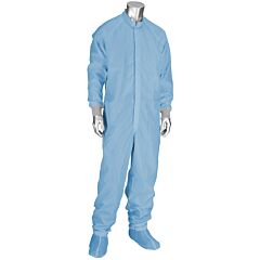 Uniform Technology Cc1245-74Lb-5Xl Altessa Grid Iso 5 (Class 100) Cleanroom Coverall, Light Blue, Size 5X-Large