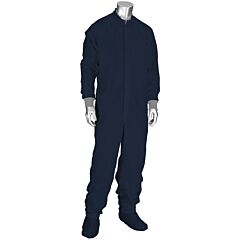 Uniform Technology Cc1245-74Nv-Xl Altessa Grid Iso 5 (Class 100) Cleanroom Coverall, Navy, Size X-Large