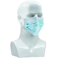 Uniform Technology Cdtapofm-Bl-O/S Disposable Face Mask - 50 Pack, Light Blue