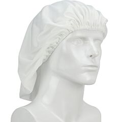 Uniform Technology Chb-75Wh-O/S Tricot 21" Bouffant Cap, White, Size 21"