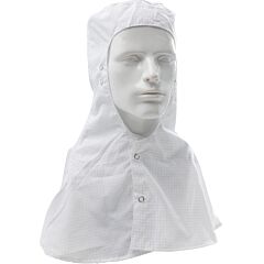 Uniform Technology Chm-65Wh-Xs C3 Iso 4 (Class 10) Cleanroom Hood - Open Face, White, Size X-Small