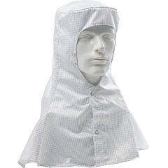 Uniform Technology Chm-88Wh-Xl Disctek 5.0 Iso 6 (Class 1, 000) Cleanroom Hood - Open Face, White, Size X-Large
