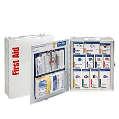 First Aid Only 90578 Medium Metal Smartcompliance Cabinet Without Meds, Ansi 2021 Class A