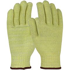 Kut Gard Mata503-Xs Seamless Knit Ata® / Aramid Blended Gloves With Cotton/Polyester Plating - Heavy Weight, Yellow, Size X-Small