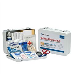First Aid Only 90672 25 Person Vehicle Ansi 2015 Class A+ First Aid Kit, Metal Case
