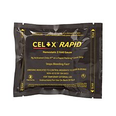 First Aid Only 90775 Celox Rapid 3" X 5Ft Z Fold Gauze