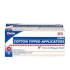 First Aid Only 90796 Cotton Tipped Applicators, 6" Wood Shaft, 100X2/Box