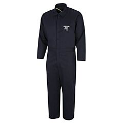 Oberon Bsa-Cbx7Nb-Es-R5Xl Af/Fr Basic Coveralls, With Escape Strap, 8 Cal Bsa, Color: Navy Blue, Size 5X-Large