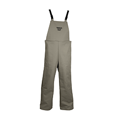 Oberon Cat4-Bib-M Arc Flash Bib Overalls, 40 Cal Cat, Color: Khaki, Size Medium