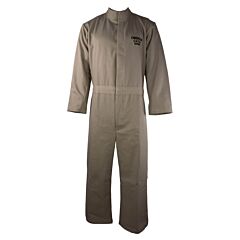 Oberon Cat4-Cvl-4Xl Arc Flash Coveralls, 40 Cal Cat, Color: Khaki, Size 4X-Large
