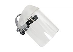 Oberon 126Afr Face Shield With Ratcheting Headgear, Scratch Resistant Polycarbonate, Window: Clear Anti-Fog