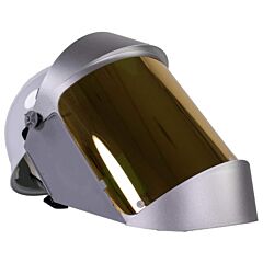 Oberon 2156Afc+500 Face Shield & Hard Cap, Heat Reflective, Window: Dark Green Gold Anti-Fog, With Lower Crown And Shield Extender