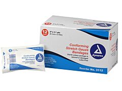 First Aid Only 90871 2" Conforming Gauze Sterile, 12/Box