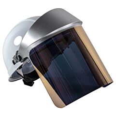 Oberon 191C Face Shield & Hard Cap, Heat Reflective, Window: Didymium Gold
