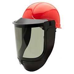Oberon Tcg12-El-C Arc Flash Face Shield & Hard Cap, 12 Cal Tcg, Ez Lift, Lens Color: True Color Grey