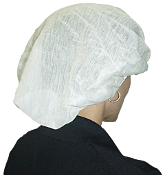 Oberon Frhairnet-G24 Hairnet, Flame Resistant, Color: Grey, Size, 24"