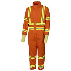 Oberon Ges6-Cvl-Es-4Xl Ges6 Gas Extraction Coveralls With Escape Strap, Color: Orange, Size 4X-Large