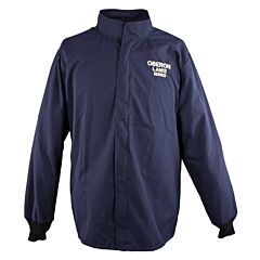 Oberon Lan2St-Ct-4Xl Arc Flash Coat, 12 Cal Lan Series Deluxe, Color: Navy Blue, Size 4X-Large