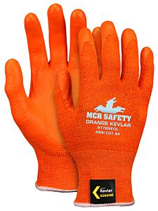 Mcr Safety 9178Nfom Memphis Orange Kevlar Gloves, Medium