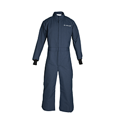 Oberon Lan4-Cvl-Xl Arc Flash Coveralls, 40 Cal Lan, Color: Navy Blue, Size X-Large