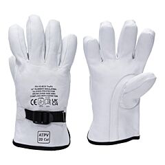 Oberon Lp-Ga-10-11 Gloves, Rubber Electrical Glove Leather Protectors, Class 00 & Class 0, Size: Regular, 11