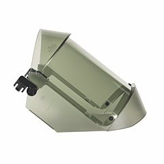 Oberon 21Agr12Afa5+500 Arc Flash Face Shield, 12 Cal Tcg, With Hard Hat Adapters, Oberon Hard Caps, Lens Color: Clear Grey Anti-Fog