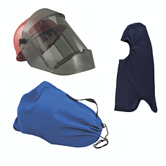 Oberon Tcg12Kit Face Shield Kit, Arc Flash, 12 Cal Tcg -Comes With Hard Cap, 12 Calorie Face Shield, Balaclava, And Storage Bag