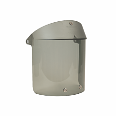 Oberon Tcg25Afh Hood Replacement Window, Arc Flash, 25 Cal Tcg, Window:Clear Grey Anti-Fog