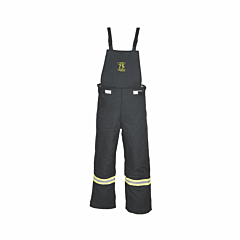 Oberon Tcg75-Bib-T4Xl Arc Flash Bib Overalls, 75 Cal Tcg, Color: Black, Size 4X-Large Tall