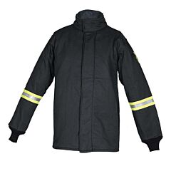 Oberon Tcg75-Ct-3Xl Arc Flash Coat, 75 Cal Tcg, Color: Black, Size 3X-Large