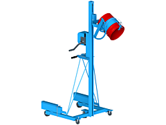 Morse 83S-Xr Pailpro Extended Reach 5-Gallon Pail Handler, 60" Maximum Pour Height. Hand Crank Pail Lift And Hand Wheel Pail Tilt. 75 Lb. Capacity