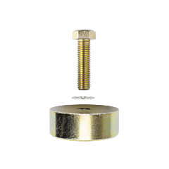 Falltech 7393Bp Weld-On Puck W/Bolt For 7393B Rotating Anchor