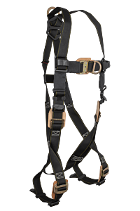 Falltech 7051Bfdl Arc Flash Nylon 1D+Fd Climbing Non-Belted Fbh, Large, Mb Legs/Mb Chest, Leather